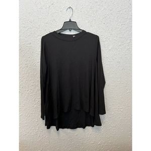 AnyBody Cozy Knit Oversized Long Sleeve Top Blouse Size Small